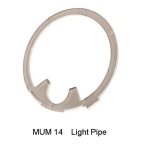 light pipe intensifier retainer